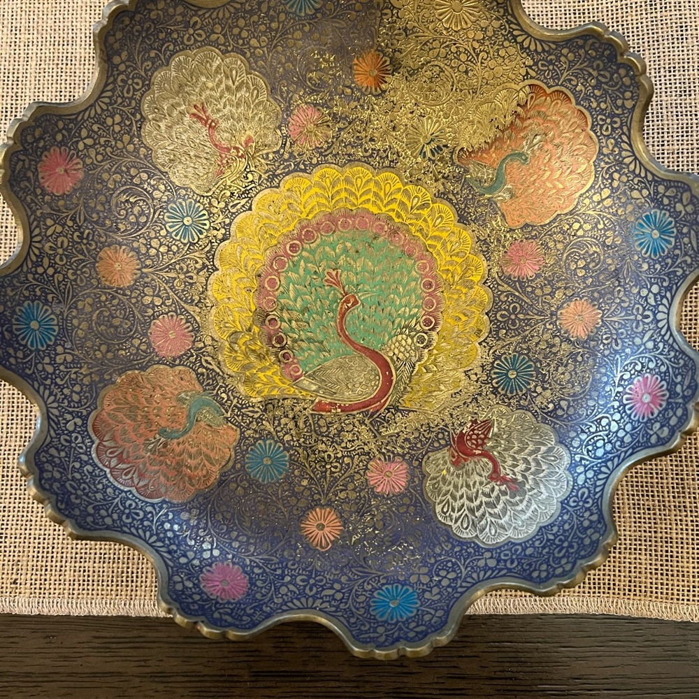 Bowl-deco antique brass